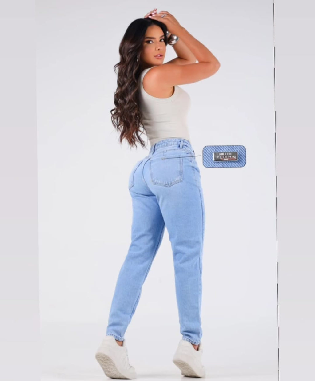 Calça Mom Miller sem lycra