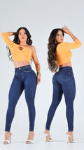 Calça esquiny escura com laicra