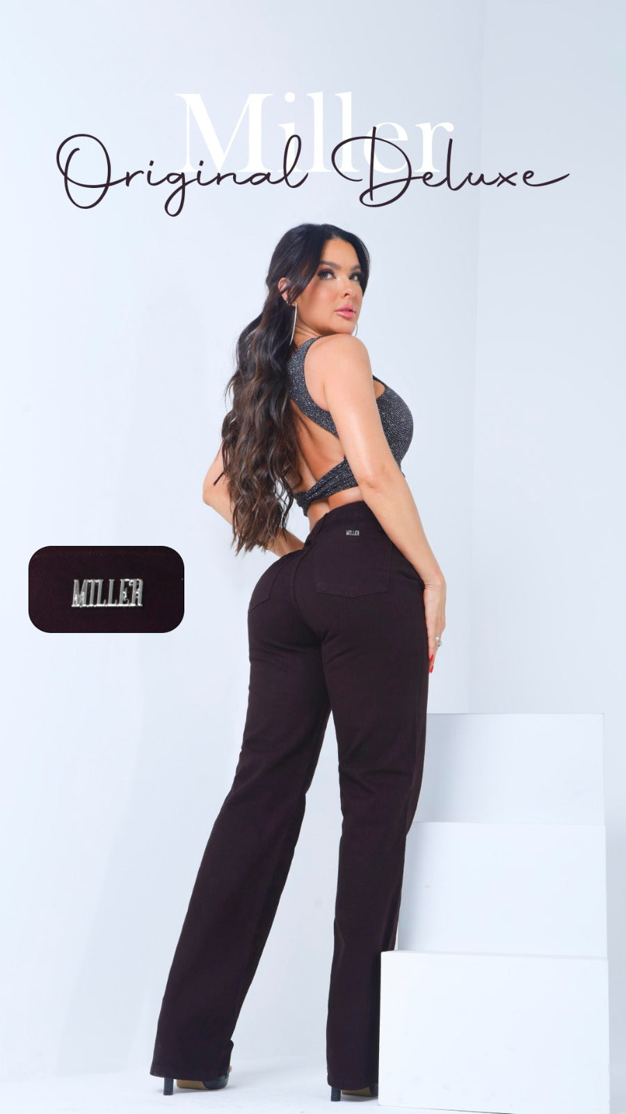 Calça Wide Leg Miller sem lycra