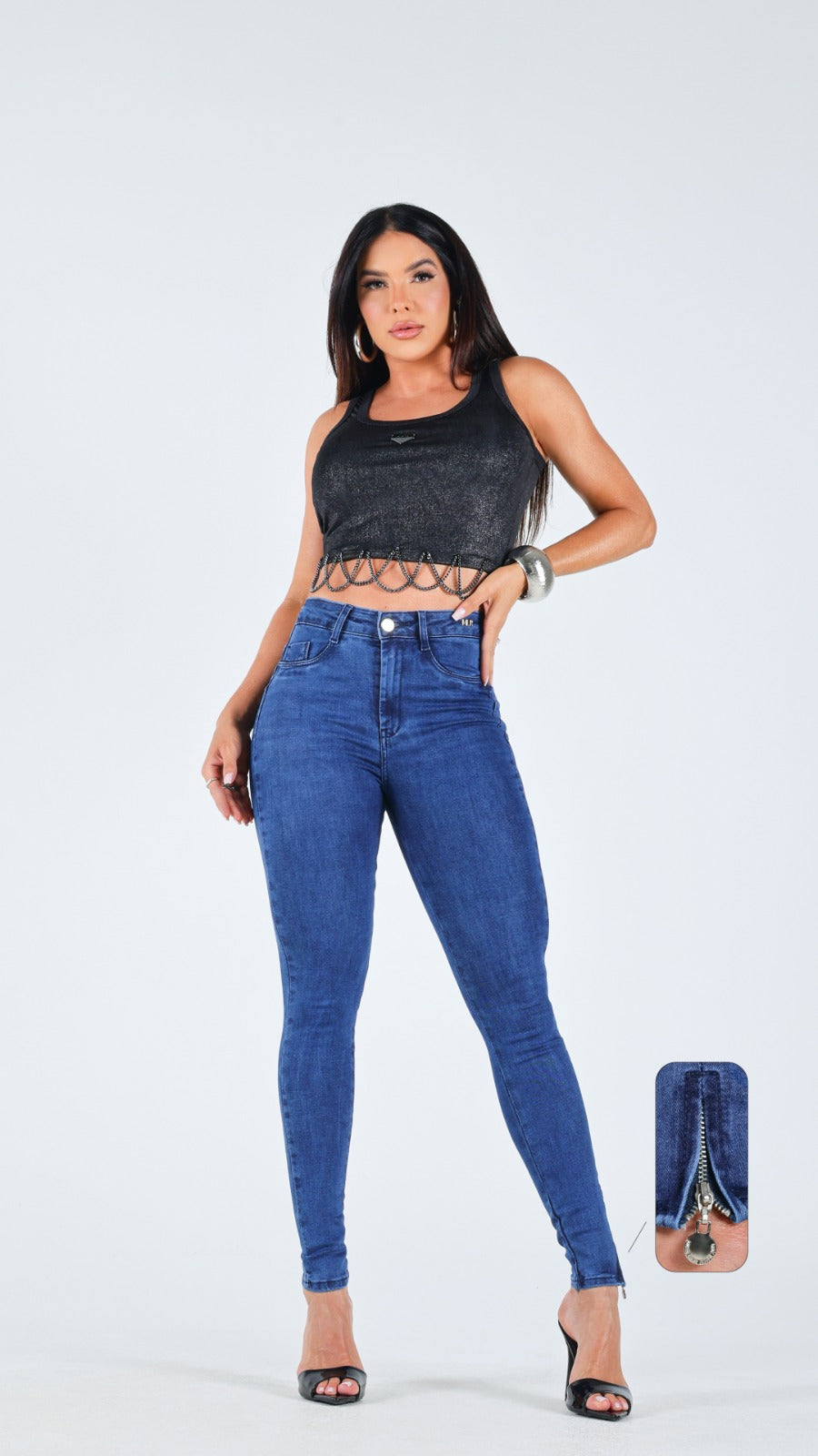 Calça esquiny Miller com laicra