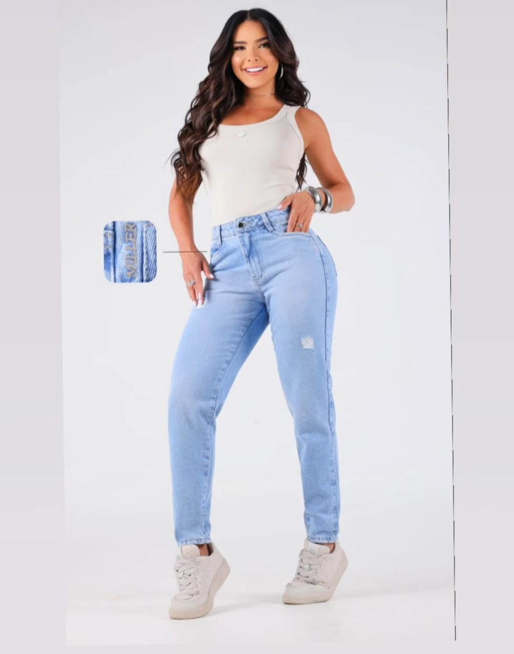 Calça Mom Miller sem lycra